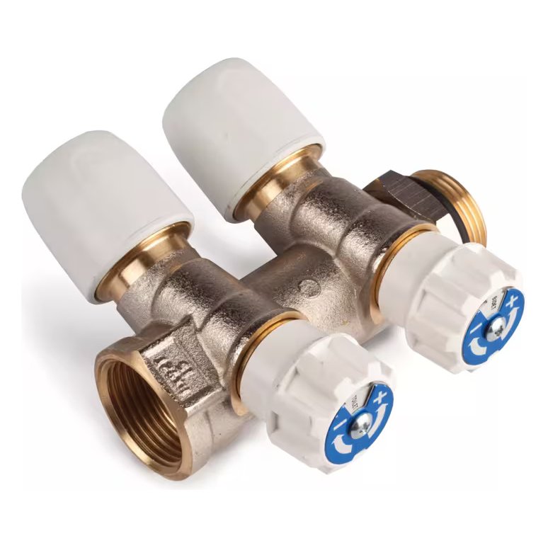 Hep2O 2 Port Valved Manifold 15mm