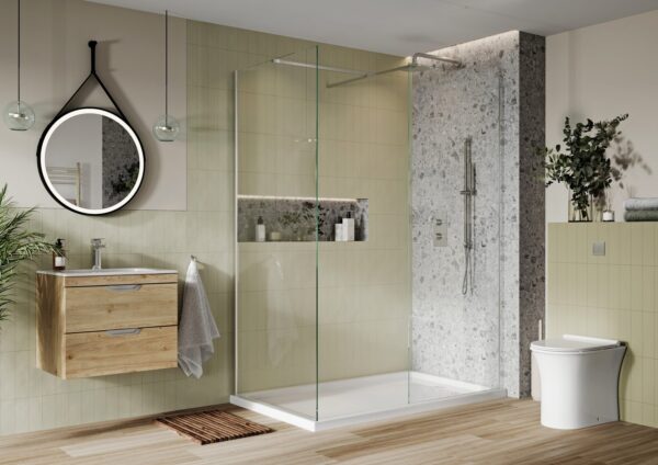 Forte 8mm Wetroom Screen 760mm