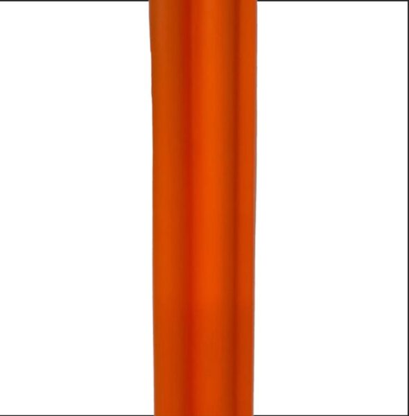 12mm Orange Water Resistant Fluted Slatwall Left Trim - 2.6m x 37mm
