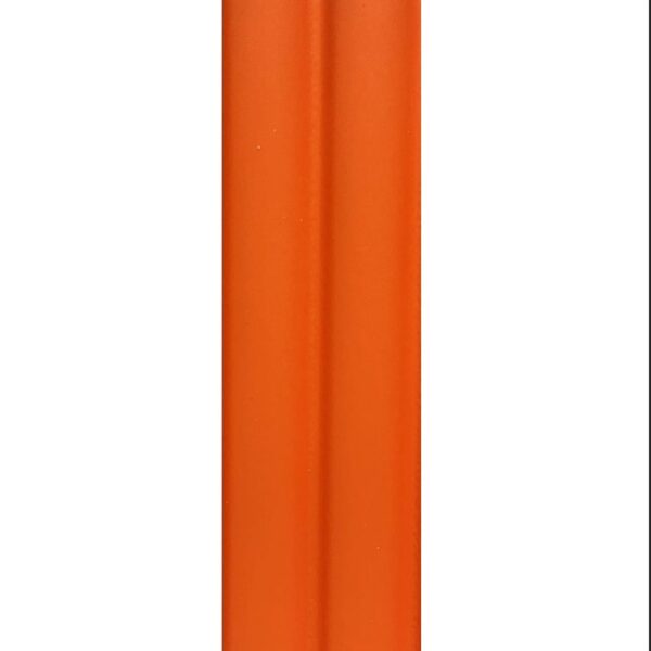12mm Orange Water Resistant Fluted Slatwall Right Trim - 2.6m x 42mm