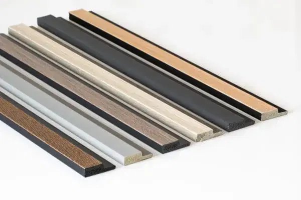 BG Water-Resistant Slat Wall Panel Trim - Anthracite - Universal Trim - 2.9m x 26.1mm
