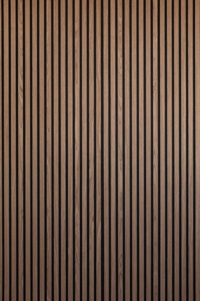 BG Acoustic Slat Wall Panel - Walnut - 2.4m x 600mm x 21mm