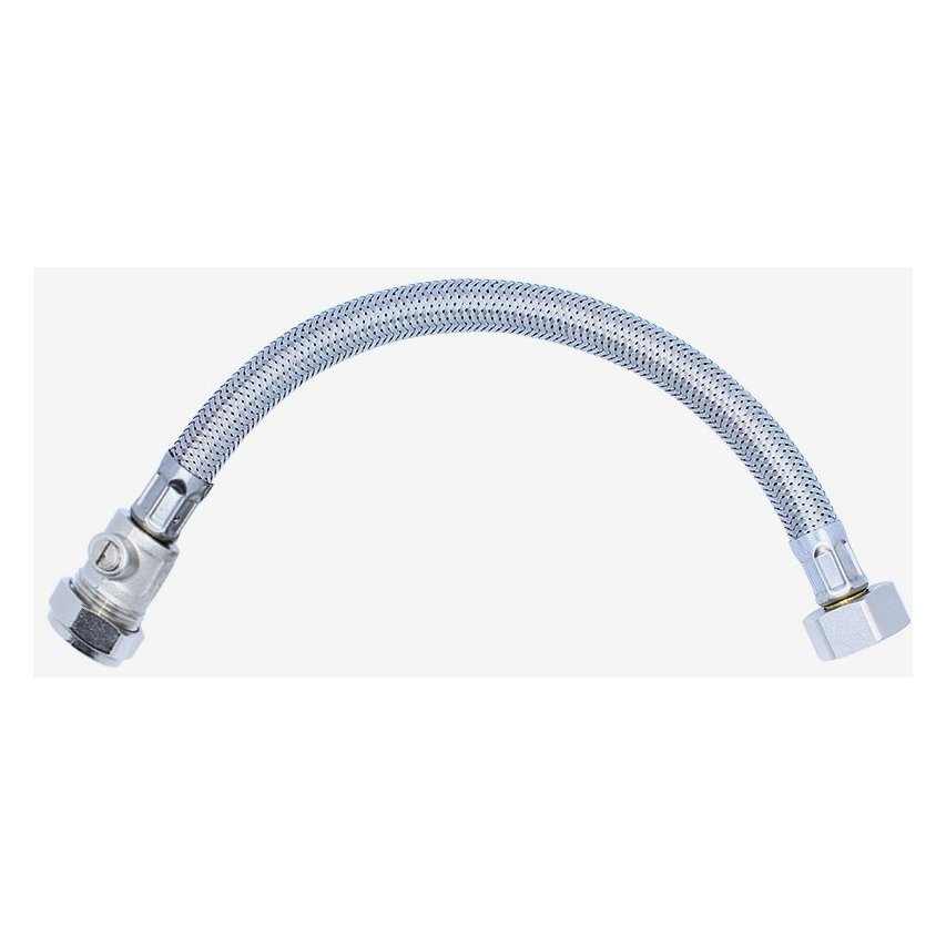½" x 15mm ISO - 300mm Flexible Hose