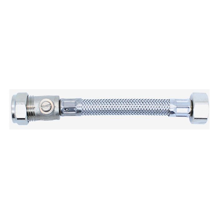 ½" x 15mm ISO - 150mm Flexible Hose