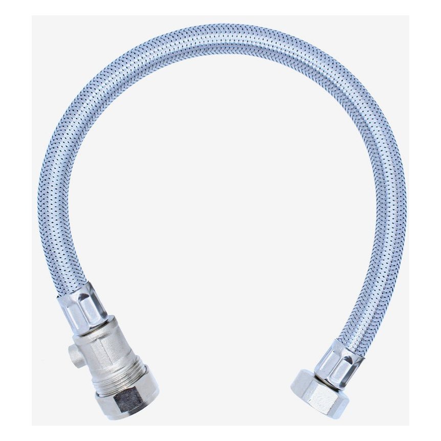 ¾" x 22mm ISO - 500mm Flexible Hose