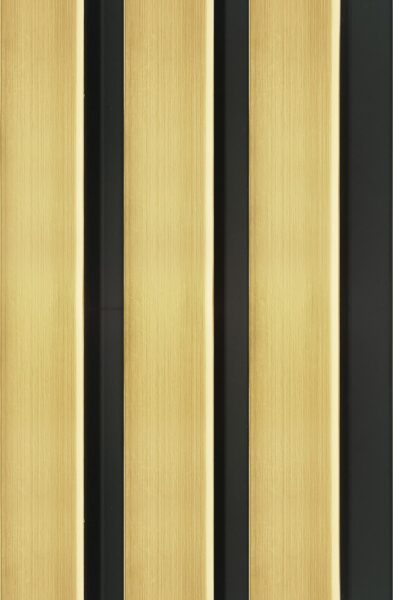 12mm Gold Metallic Water Resistant Slatwall - 2.6m x 122mm