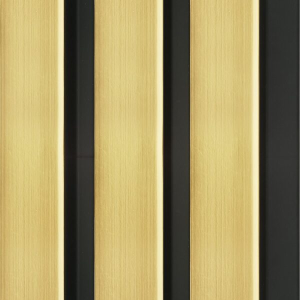 12mm Gold Metallic Water Resistant Slatwall - 2.6m x 122mm