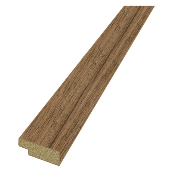 12mm Natural Oak Water Resistant Slatwall Right Trim - 2.6m x 26mm