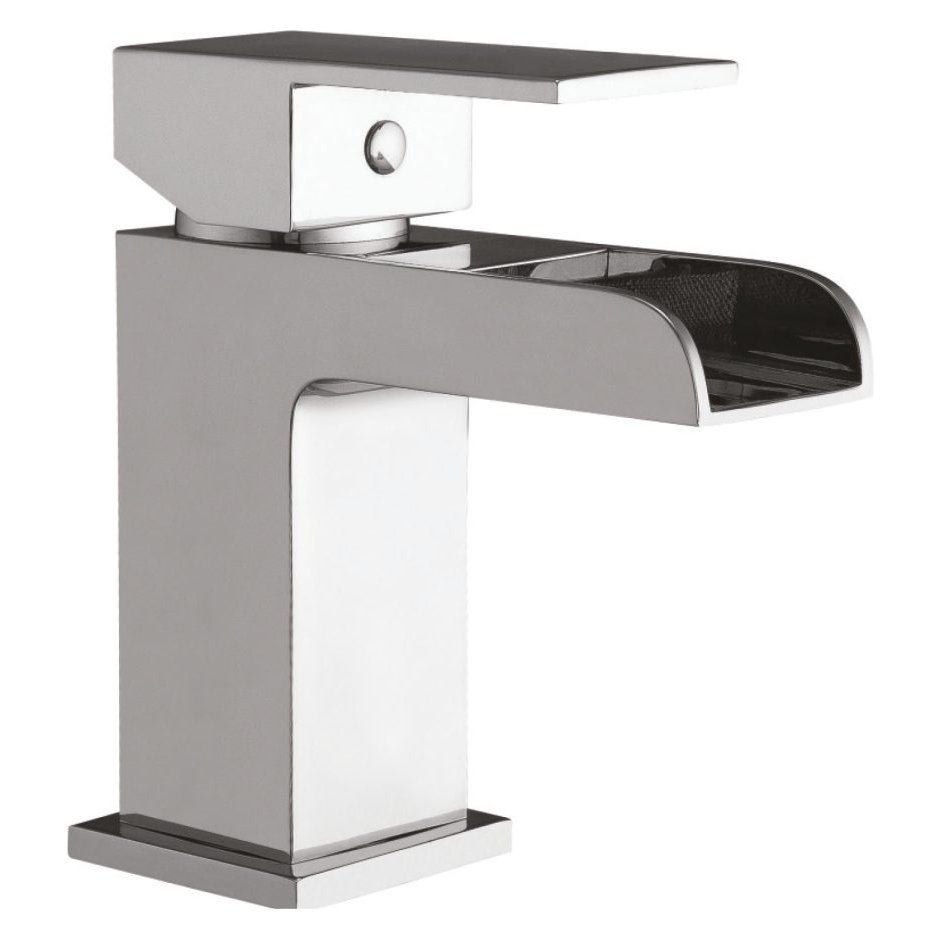 Victoria Waterfall Mono Basin Mixer & Push Waste