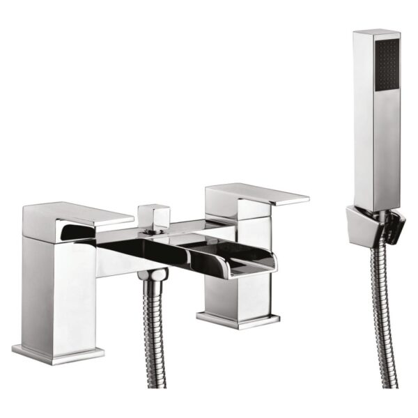 Victoria Bath Shower Mixer with Shower Kit & Wall Bracket