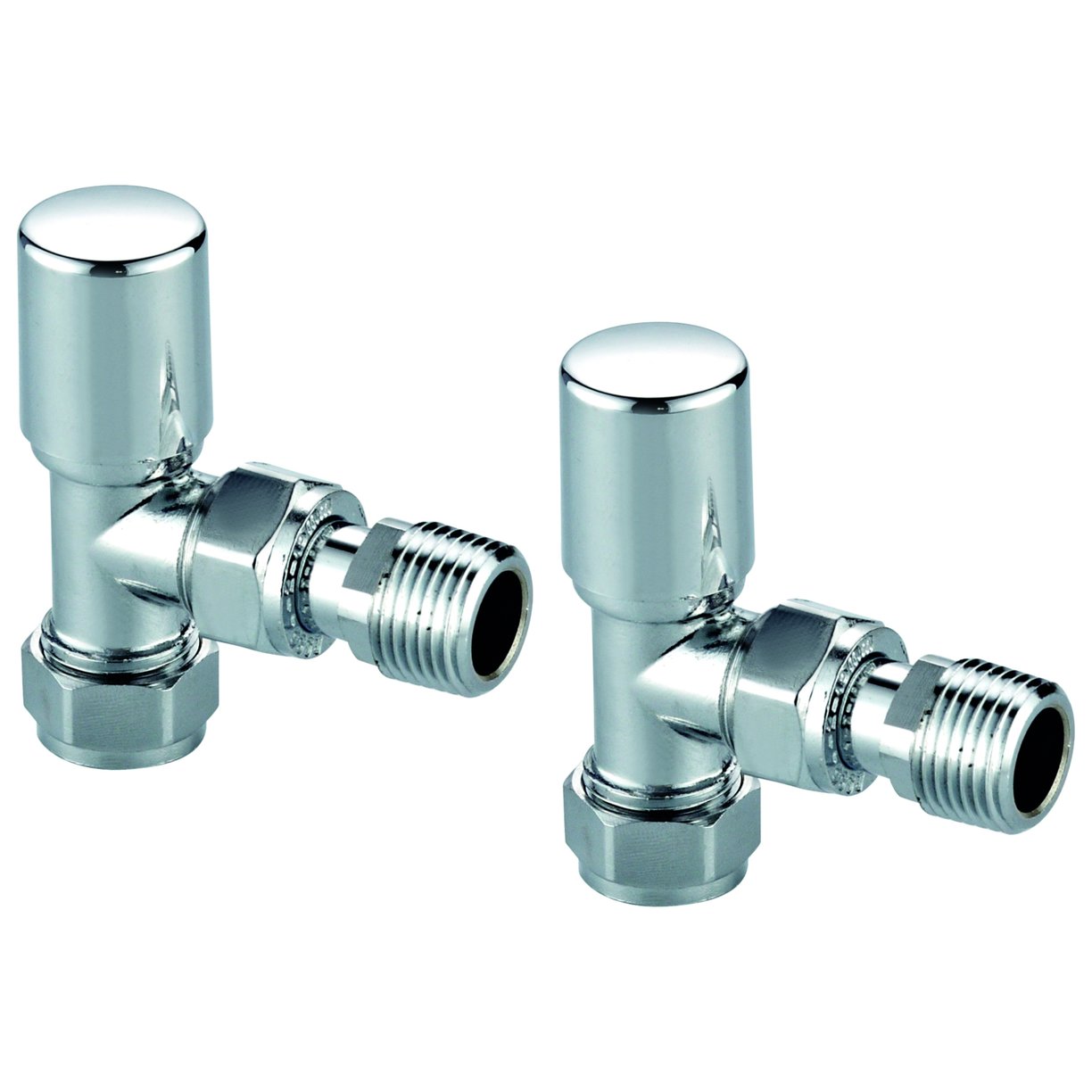 Radiator Valve Angled 15mm (Pair)