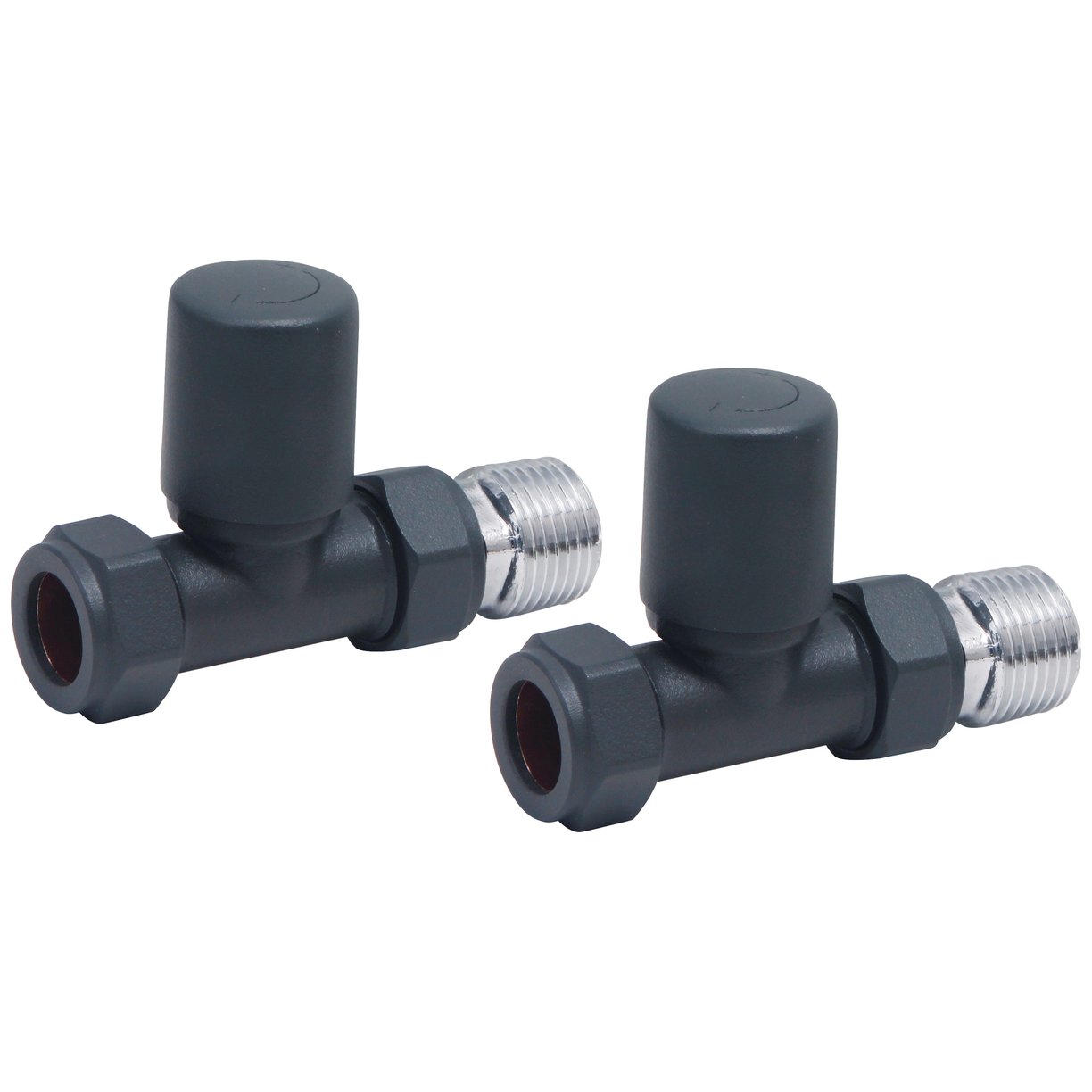 Radiator Valve Angled 15mm (Pair)