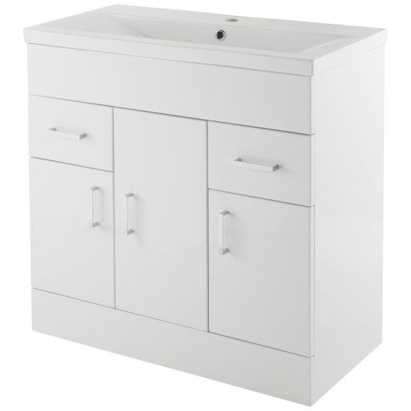 Eden 800mm Minimalist Basin Vanity Unit