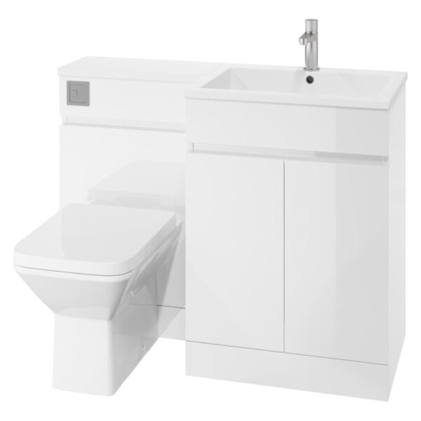 Waterguard 1100 L-Shape Combination Unit (Right Hand Basin Option)