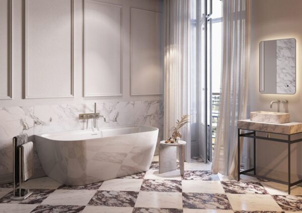 Bay Back to Wall Bath 1700 x 800mm