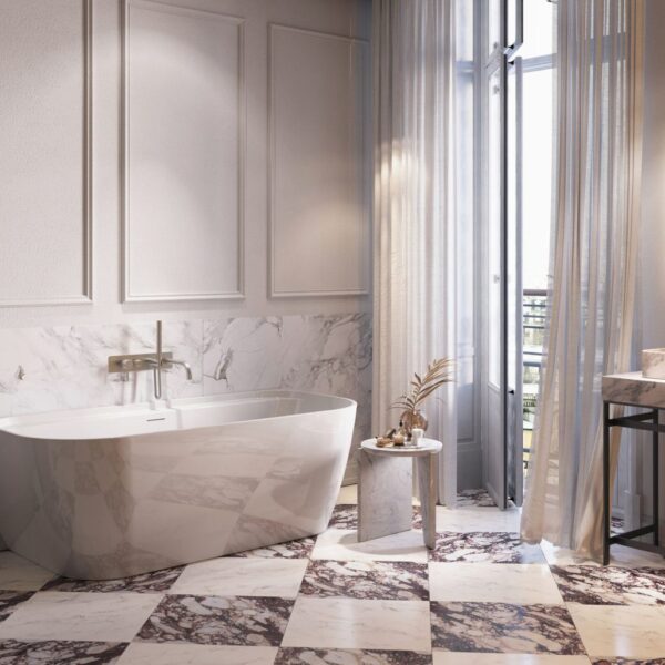 Bay Back to Wall Bath 1700 x 800mm