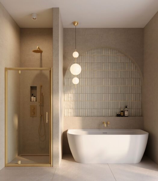 Bay Back to Wall Bath 1700 x 800mm