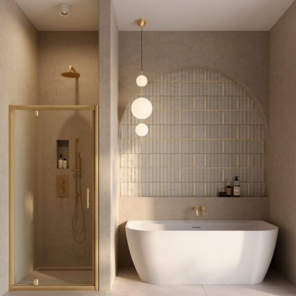 Bay Back to Wall Bath 1700 x 800mm