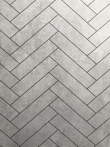10mm Chevron Grey Matt - 2.4m x 1000mm