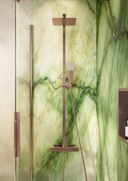 Elliot Square Rigid Riser Shower Inc. Easykit