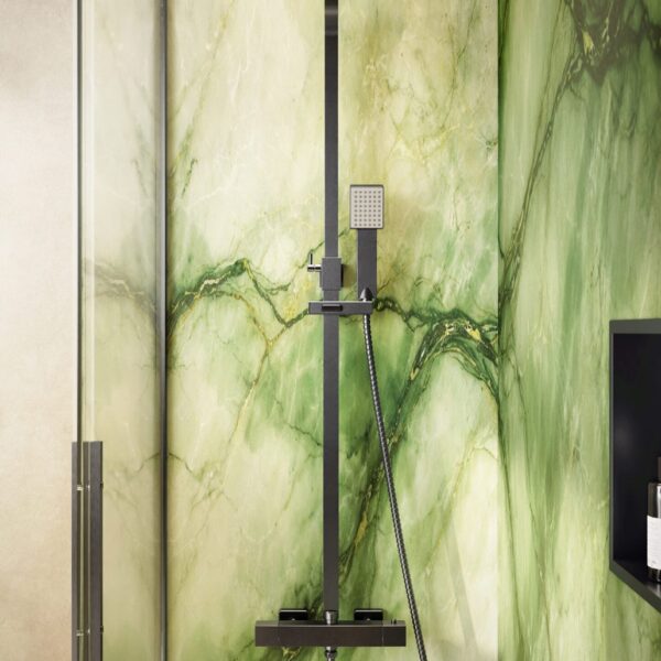 Elliot Square Rigid Riser Shower Inc. Easykit